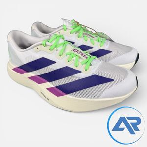 Adidas Adizero EVO SL White Purple Burst Running Shoes Women's  Size 9 JS4456